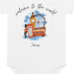 Welcome to the World London Town (Personalised Name Bodysuit) - Cozy Crew Club