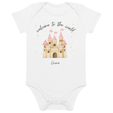 Welcome to the World Princess Castle (Personalised Name Bodysuit)