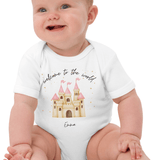Welcome to the World Princess Castle (Personalised Name Bodysuit) - Cozy Crew Club