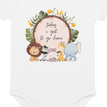 Today I Get To Go Home Safari Drum (Bodysuit) - Cozy Crew Club