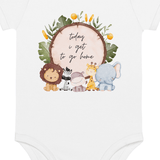 Today I Get To Go Home Safari Drum (Bodysuit) - Cozy Crew Club