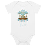 Blue Carousel Baby Boy Due Bodysuit