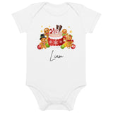 Personalised Christmas Gingerbread Bodysuit