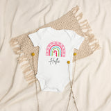 Personalised Christmas Rainbow Bodysuit