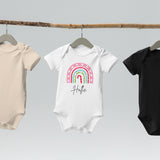 Personalised Christmas Rainbow Bodysuit