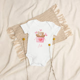 Bear in a Love Box Valentines (Personalised Name Bodysuit)