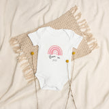 Born in 2025/26 Pink (Personalised Name Bodysuit)