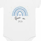 Born in 2026 Blue Personalised Bodysuit - Cozy Crew Club