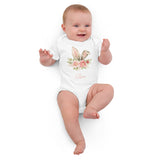 Easter Bunny In Bloom (Personalised Name) Bodysuit