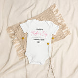 Our First Mother's Day Poetic (Personalised Bodysuit)