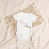 Pink First Mother's Day (Personalised Bodysuit)