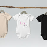 Pink First Mother's Day (Personalised Bodysuit)