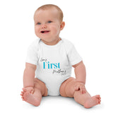 Blue First Mother's Day (Personalised Bodysuit)