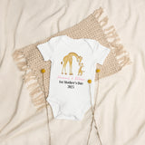 Giraffe 1st Mother's Day 2025 (Personalised Bodysuit)