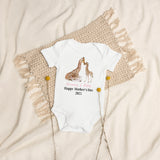 Giraffe Happy Mother's Day 2025 (Personalised Bodysuit)