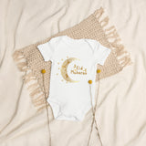 Eid Mubarak Golden Cresecent Bodysuit