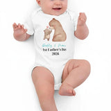 Bear First Father's Day (Personalised Bodysuit) - Cozy Crew Club