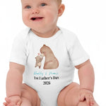 Bear First Father's Day (Personalised Bodysuit) - Cozy Crew Club