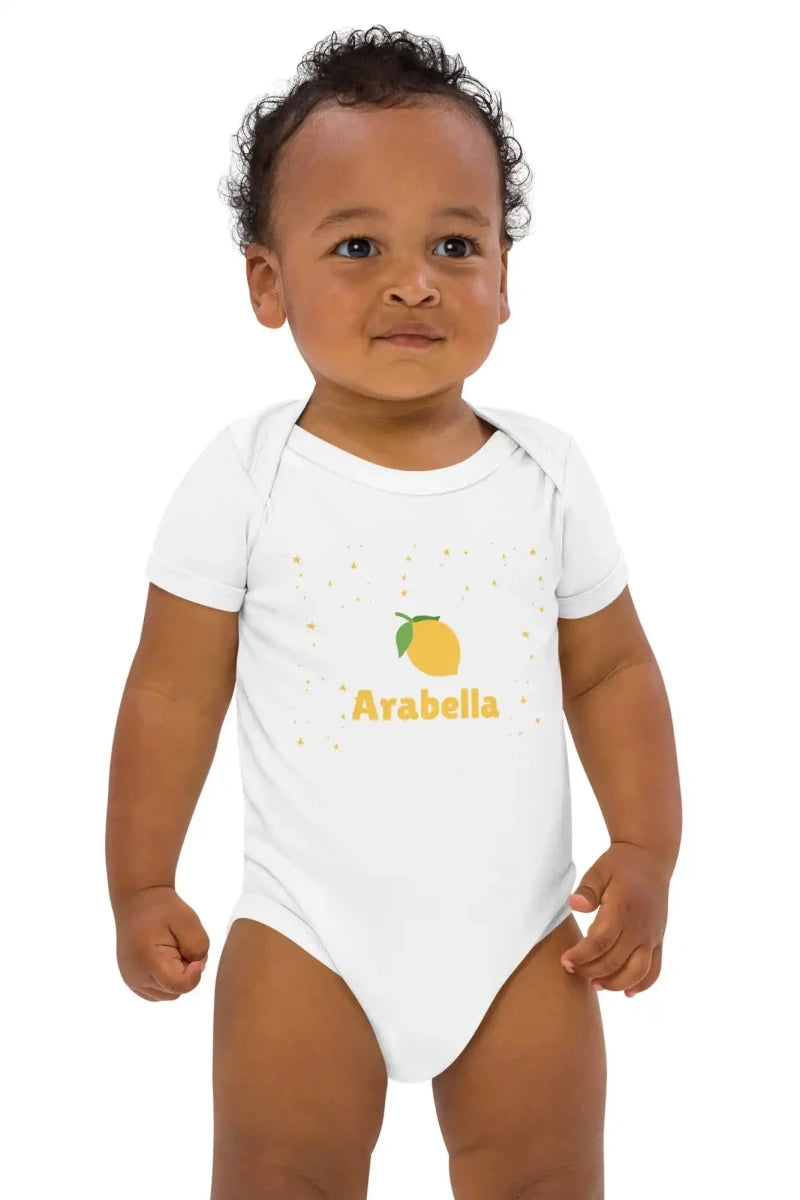 Lemon Personalised Bodysuit - Cozy Crew Club