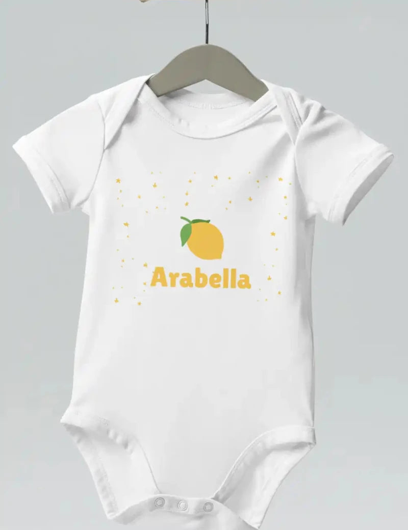 Lemon Personalised Bodysuit - Cozy Crew Club