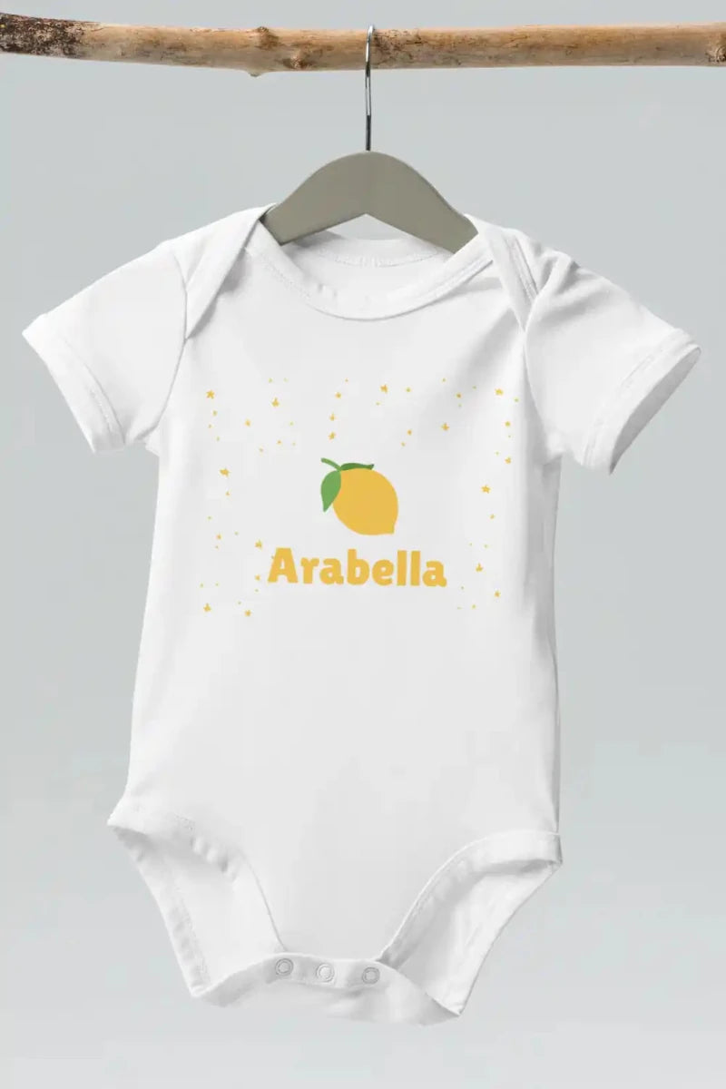 Lemon Personalised Bodysuit - Cozy Crew Club