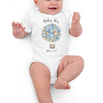 Baby Boy Due (Personalised Name Bodysuit) - Cozy Crew Club