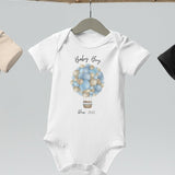 Baby Boy Due (Personalised Name Bodysuit) - Cozy Crew Club