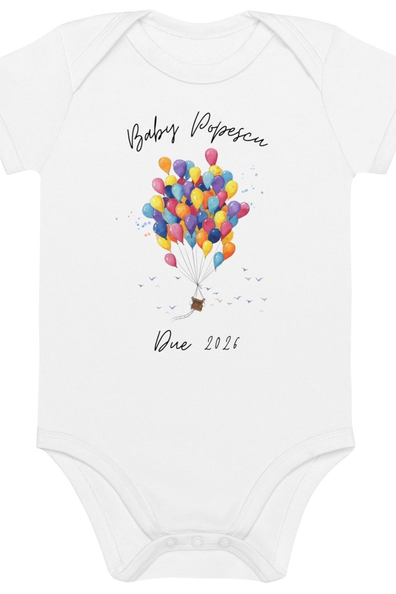 Baby Surname Due (Personalised Name Bodysuit) - Cozy Crew Club