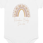 Neutral Heart Rainbow Baby Due Bodysuit - Cozy Crew Club
