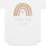 Neutral Rainbow Baby Due Bodysuit - Cozy Crew Club