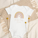 Neutral Rainbow Baby Due Bodysuit - Cozy Crew Club