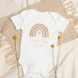 Neutral Rainbow Baby Due Bodysuit - Cozy Crew Club