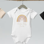 Neutral Rainbow Baby Due Bodysuit - Cozy Crew Club