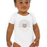 Neutral Bear Rainbow Baby Due Bodysuit - Cozy Crew Club