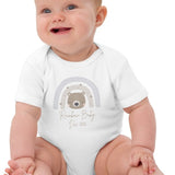 Neutral Bear Rainbow Baby Due Bodysuit - Cozy Crew Club