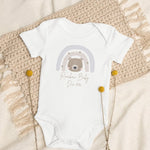 Neutral Bear Rainbow Baby Due Bodysuit - Cozy Crew Club