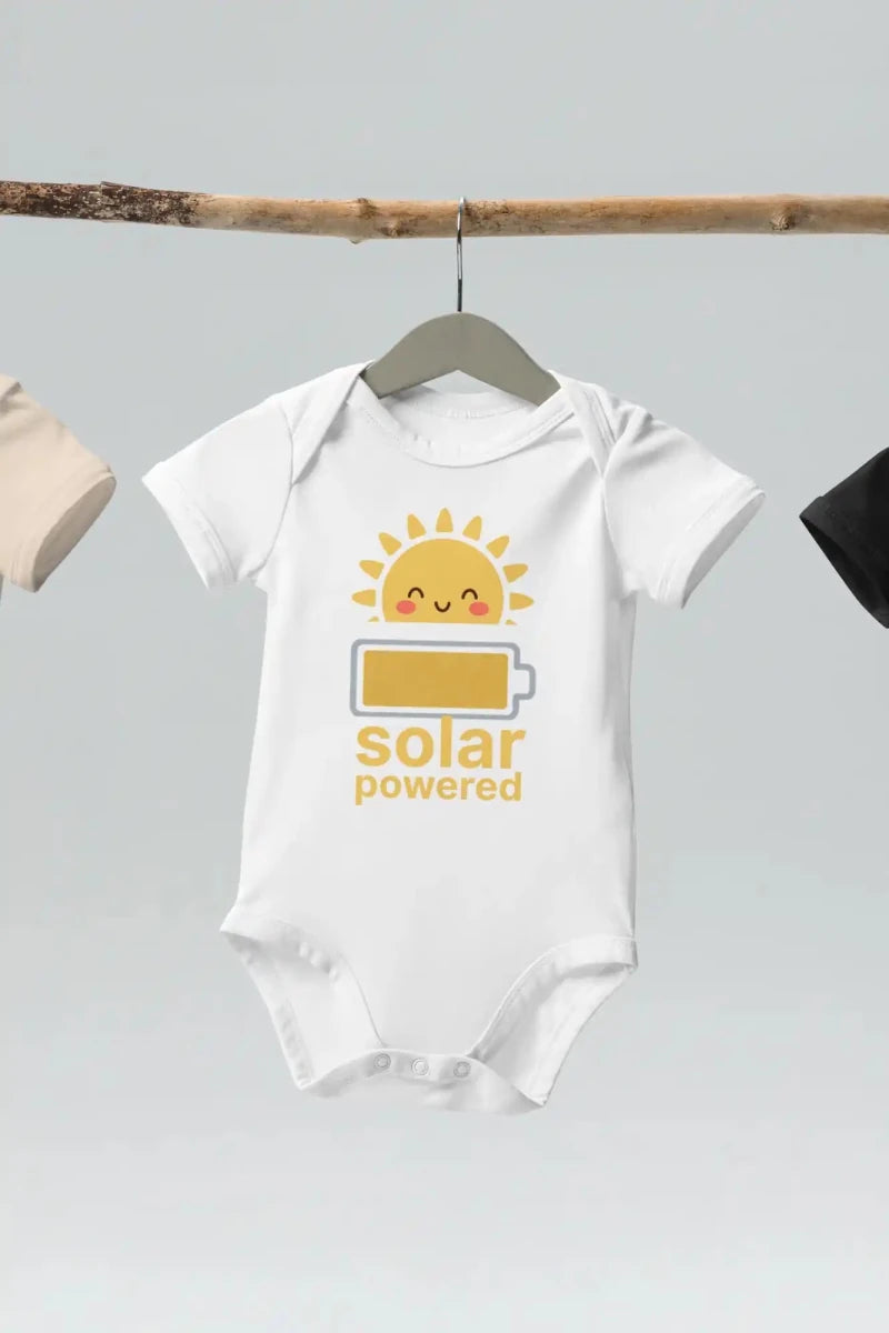 Solar Powered Bodysuit in White - Cozy Crew Club