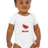 Watermelon Personalised Bodysuit - Cozy Crew Club