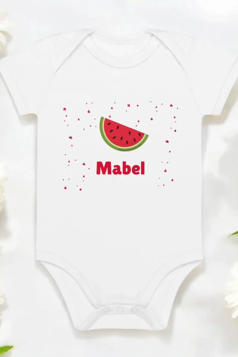 Watermelon Personalised Bodysuit - Cozy Crew Club