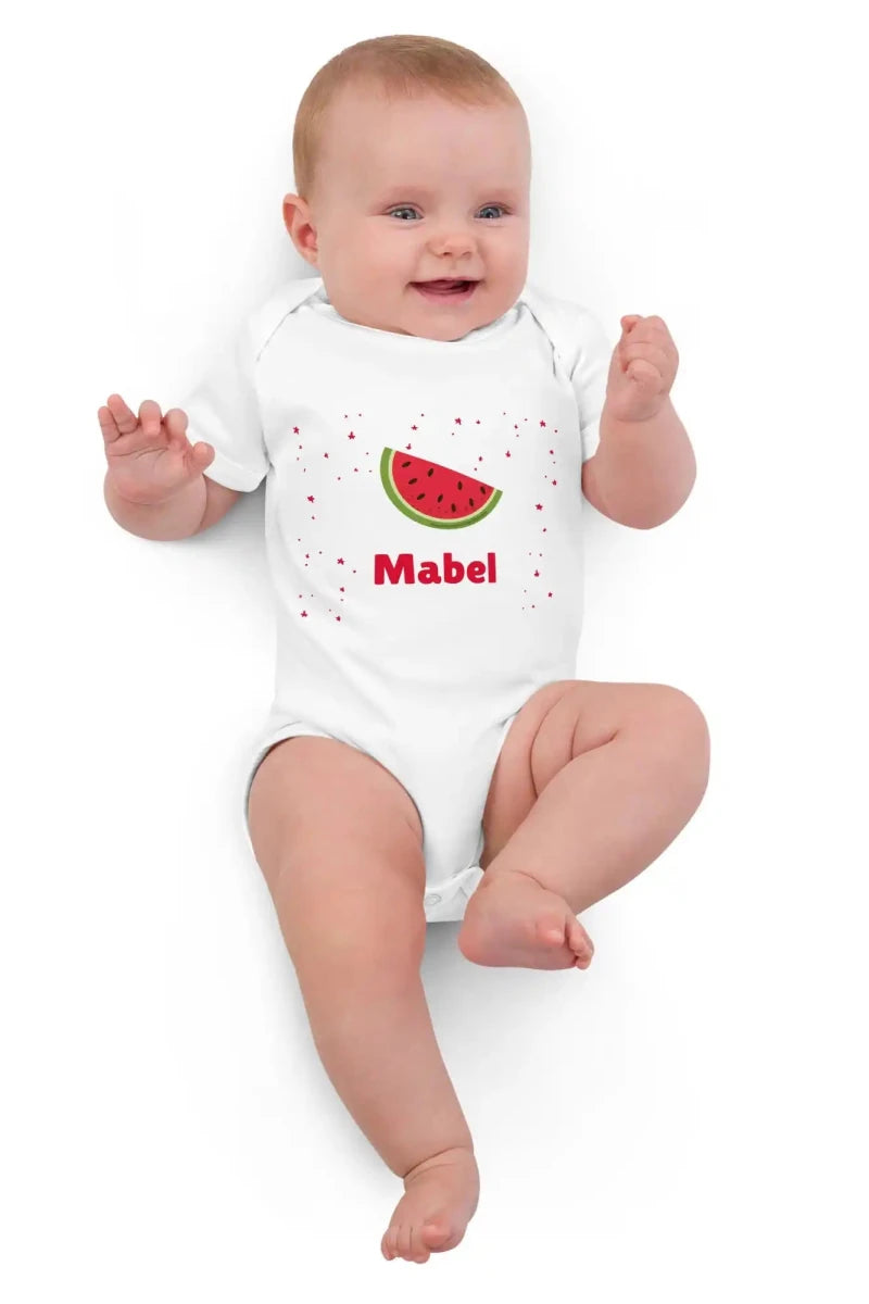 Watermelon Personalised Bodysuit - Cozy Crew Club
