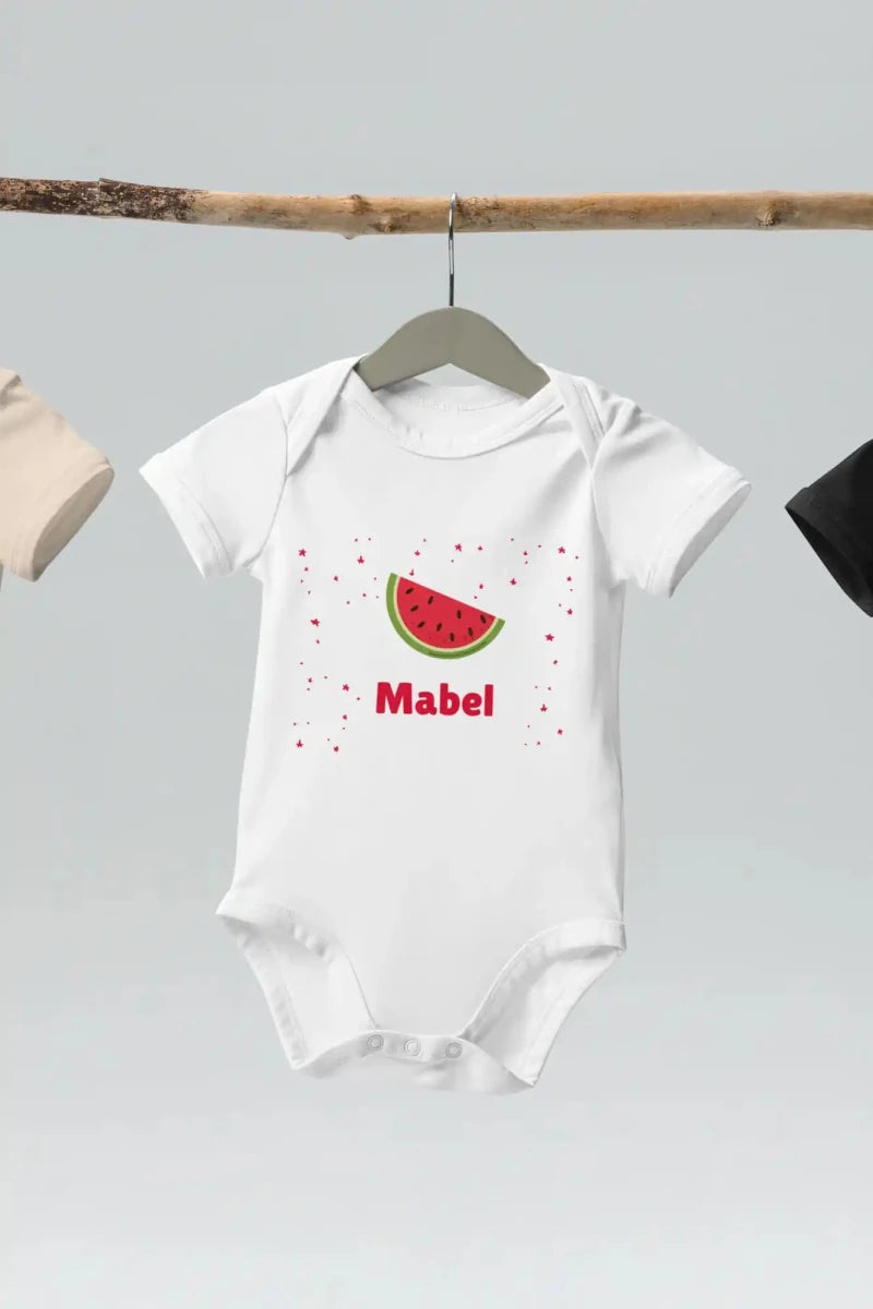 Watermelon Personalised Bodysuit - Cozy Crew Club