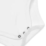 Orange Personalised Bodysuit in White - Cozy Crew Club