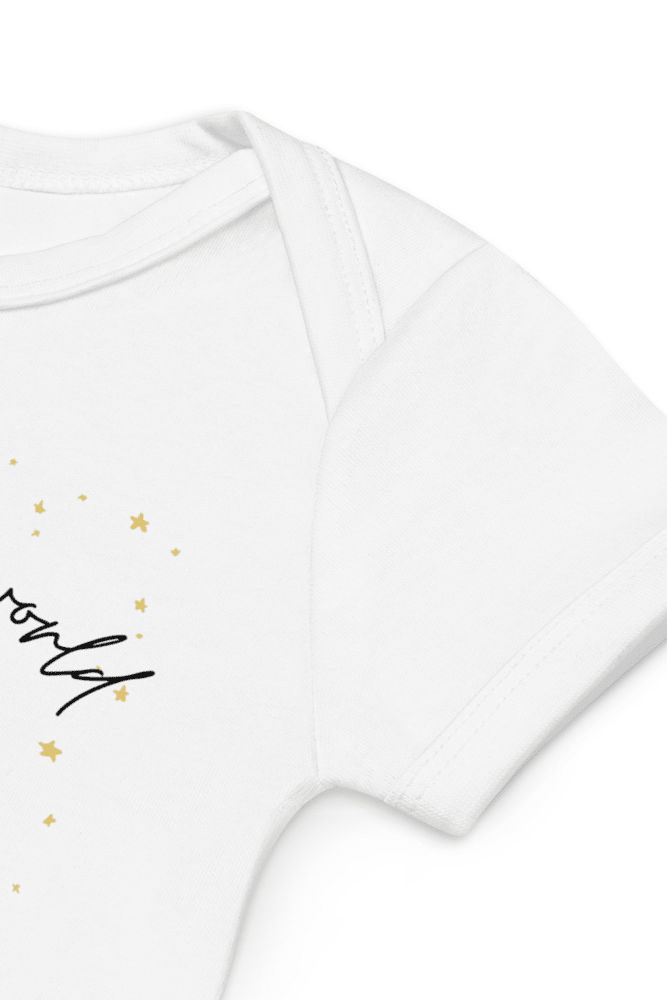 Welcome to the World Galaxy (Personalised Name Bodysuit) - Cozy Crew Club