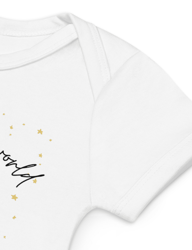 Welcome to the World Galaxy (Personalised Name Bodysuit) - Cozy Crew Club