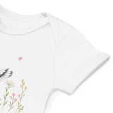 Body bébé fille cigogne 