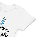 Happy Easter Bunny Blue Bodysuit
