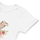 Nom du lapin de Pâques (body brodé personnalisé avec lapin) 