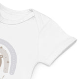 Neutral Bear Rainbow Baby Due Bodysuit