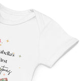 Christmas Festivities 1st Christmas 2025 Personalised Bodysuit