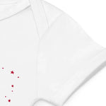 Cherry Personalised Bodysuit in White - Cozy Crew Club